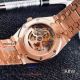 Perfect Replica Audemars Piguet Royal Oak Rose Gold Brown Skeleton Dial Watches (7)_th.jpg